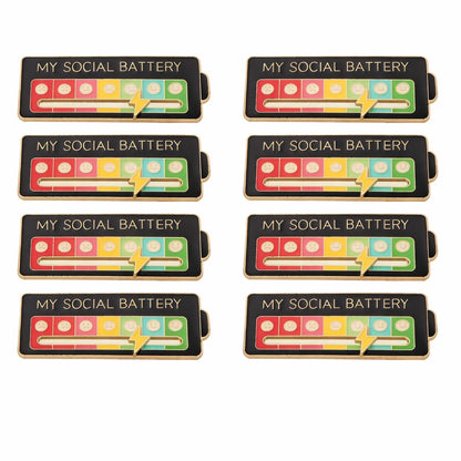 SociPop™ - Social Battery Badge